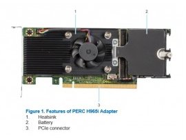 Dell PERC H965i 24GB/s PCIe 4.0 SAS Raid Controller 8GB NV Cache
